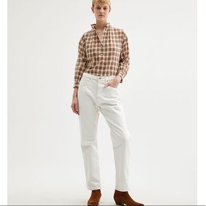 *SOLD* Nili Lotan Archer Jean in Ecru 27 LIKE NEW